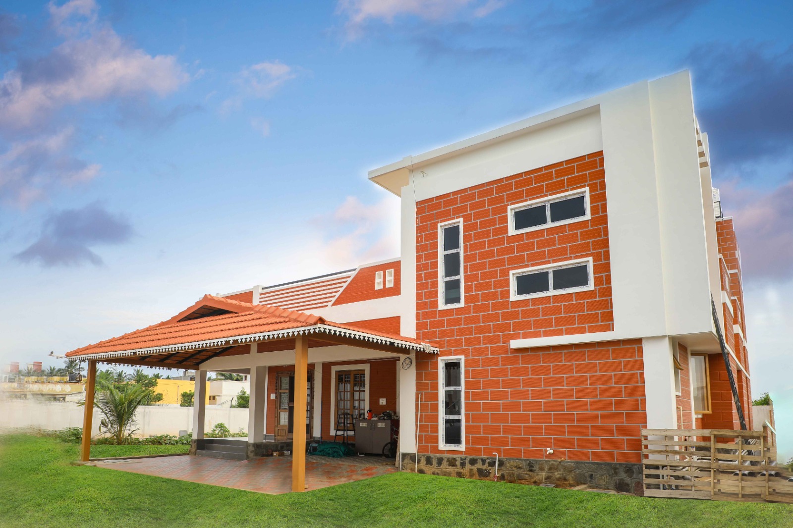 Can Porotherm bricks be used for roofing?